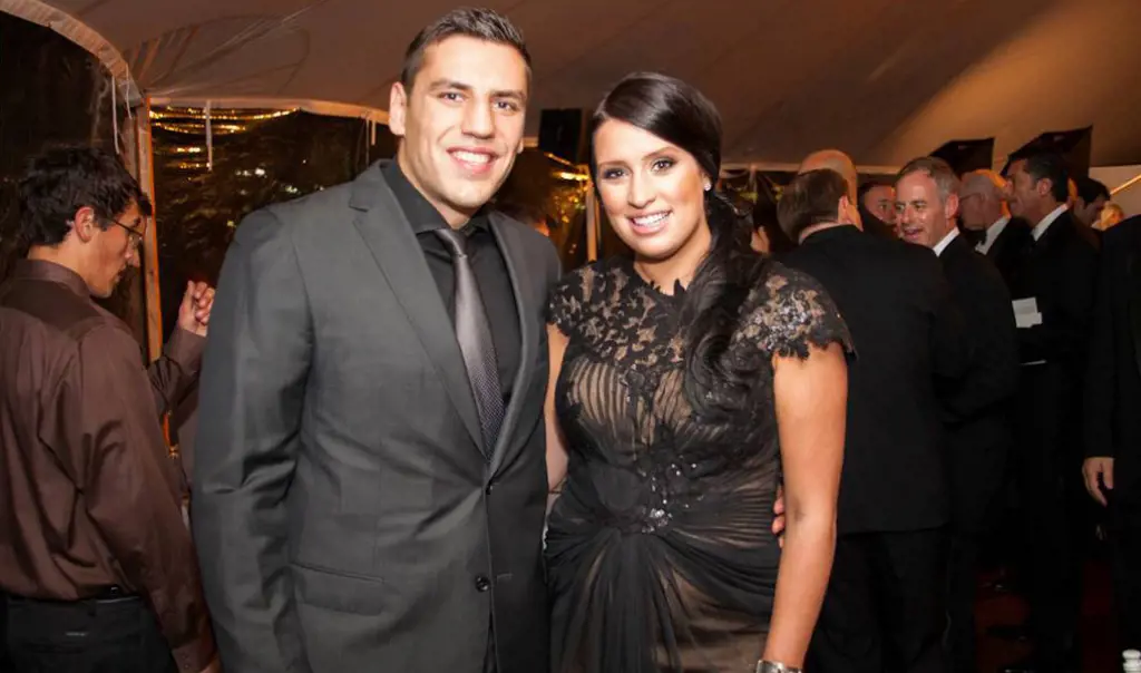 Milan Lucic Wife Brittany Carnegie, at the Esplanade Association's Moon Dance Gala