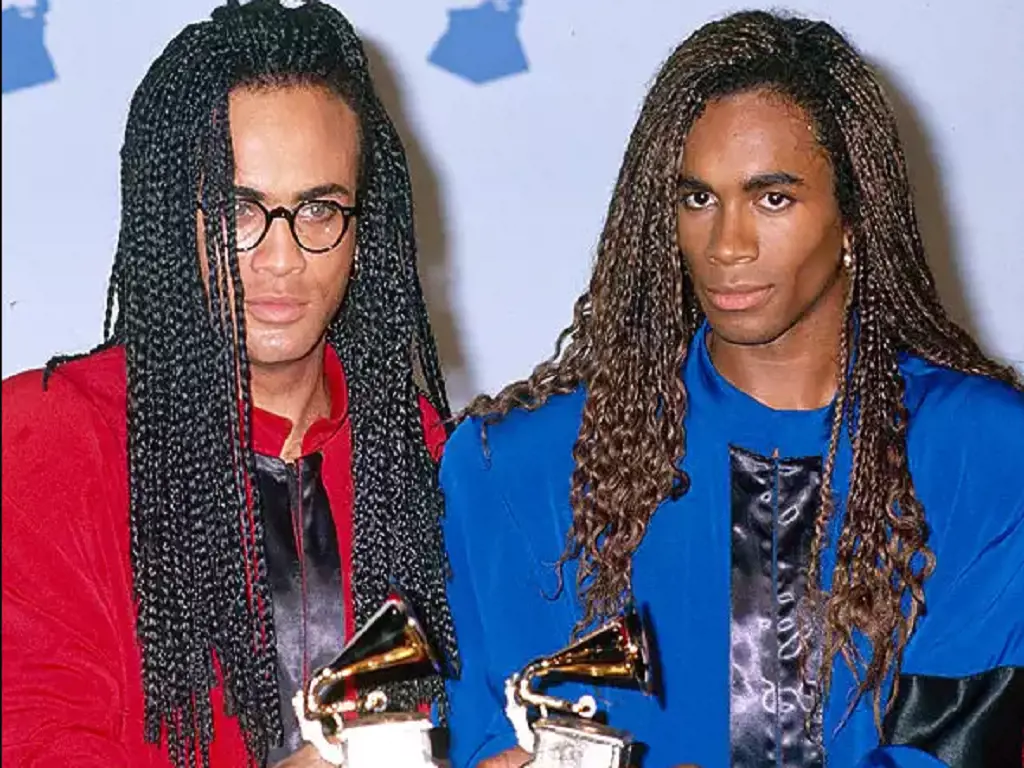 Musicians Rob Pilatus and Fab Morvan of Milli Vanilli won Grammy Awards in 1990
