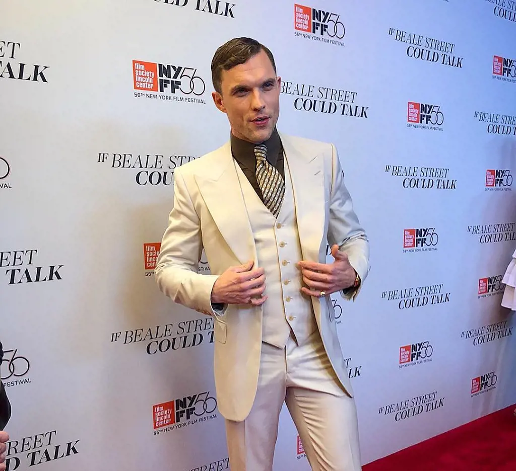 Ed Skrein in the premiere of Barry Jenkins screen adaptation of James Baldwin’s “If Beale Street Could Talk”