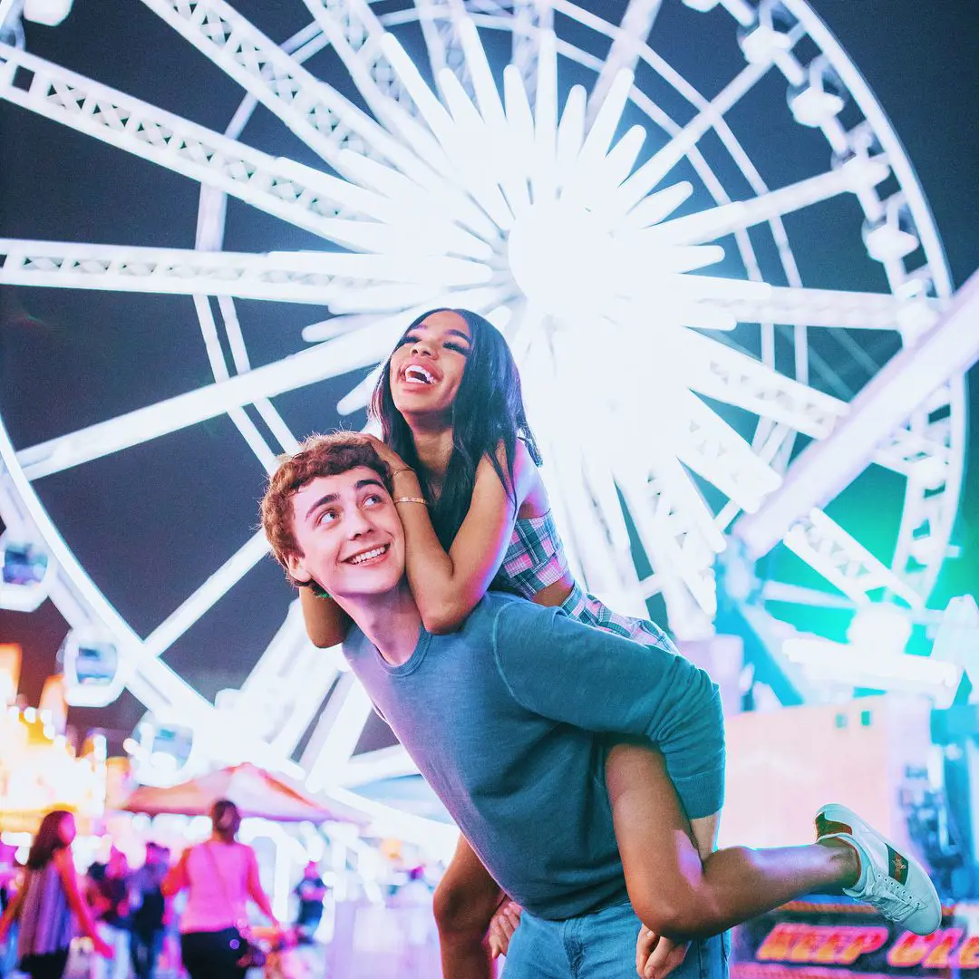 Teala with her ex boyfriend Doran enjoying at the OC Fair 