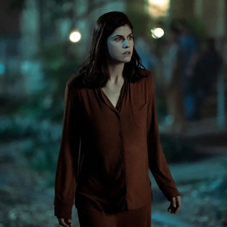 Alexandra Daddario stars as as Dr. Rowan Fielding in AMC's thriller series