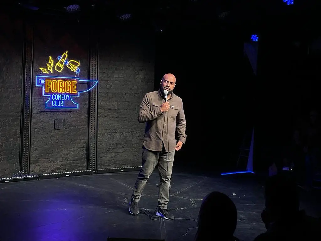 Dinesh at The Forge Comedy Club on December 4, 2022