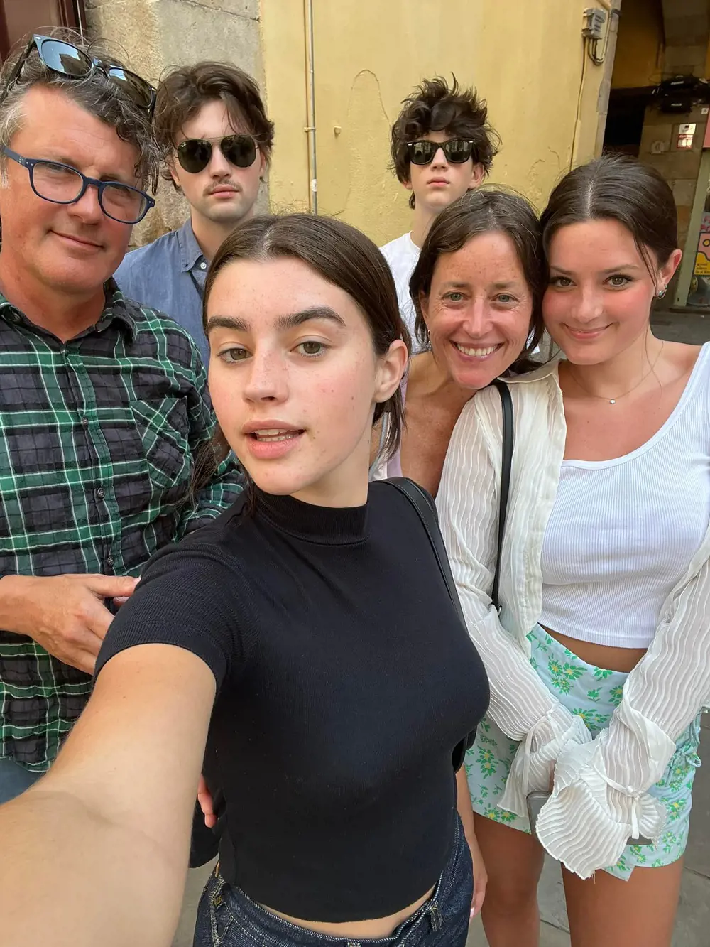 Audrey with her family enjoying their holidays together on June 18, 2022