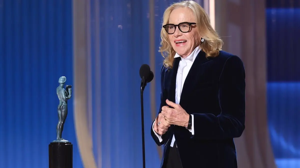 Amy Madigan, Amy Madigan viral moment, Amy Madigan Weapons Run, Amy Madigan Actor Awards, Amy Madigan SAG Awards, Amy Madigan trending, Amy Madigan awards show moment, Weapons Run viral clip, Actor Awards 2026, Screen Actors Guild Awards 2026, SAG Awards viral moment, veteran actress viral, Hollywood award show highlights, celebrity viral moments 2026, awards show trending clips, Amy Madigan stage moment, Amy Madigan fan reactions, celebrity internet buzz, Hollywood red carpet moments, award show social media reaction, viral awards speech moments, iconic award show moments, Amy Madigan performance career, SAG Awards highlights, trending celebrity news 2026