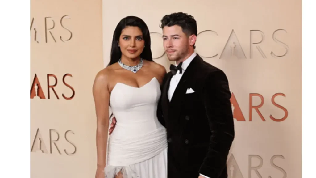 Priyanka Chopra, Nick Jonas, Oscars 2026, Red Carpet, Celebrity Fashion, Hollywood, Bollywood, Viral Moments, Show BizCast