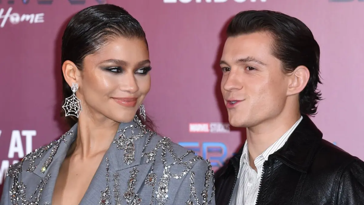 zendaya, tom holland, zendaya tom holland relationship, zendaya tom holland wedding rumors, zendaya tom holland secret wedding, zendaya ring rumors, tom holland los angeles outing, zendaya stylist law roach, hollywood celebrity couples, celebrity gossip news, hollywood relationship rumors, spider man co stars relationship, zendaya golden globes ring, celebrity secret weddings, hollywood entertainment news, showbizcast